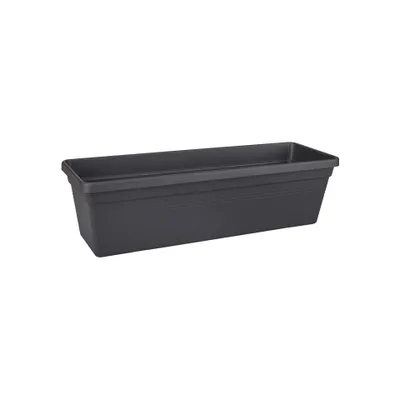 Image de Jardinière Elho Green Basics 40cm Noire Design Durable Pour Plantes D'intérieur Et Extérieur - Elho