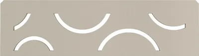 Produktbild von Schlüter SNS1D6TSC N S1 Ablage Curve 87x300mm Creme
