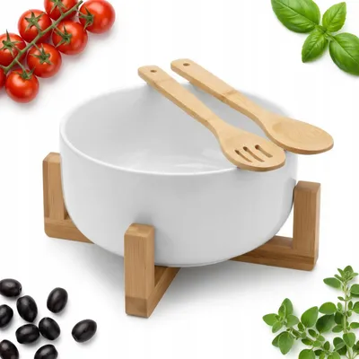 Produktbild von Sokomedica Porzellan Salatschüssel 21 cm Weiß