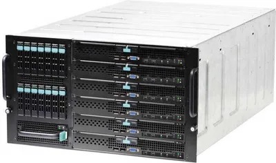 Produktbild von Intel MFSYS25V2, Rack, Server, Schwarz, Grau, Metall, 6U, 1000 W