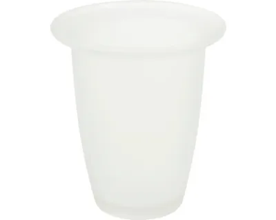Produktbild von Kosmos WC-Bürstenglas Ersatzglas, transparent matt, rund, 11,3x11,3x12,8 cm