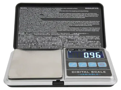 Produktbild von Hochpräzise tragbare Mini-Digitalwaage im Taschenformat für Küchenschmuck mit einem Gewicht von 500 g/0,01 g