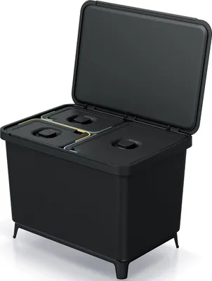 Produktbild von Abfallbehälter Prosperplast SYSTEMA 1x23l + 2x10l schwarz