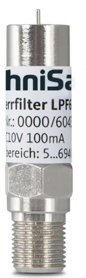 Produktbild von Technisat LTE-Sperrfilter LPF694 | Sperrfilter für LTE-Mobilfunkfrequenzen
