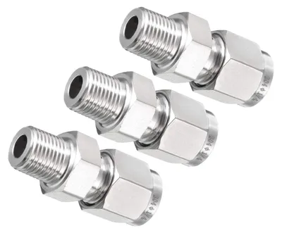 Produktbild von Kompressionsrohrfitting 1/8 NPT Männlich mit Doppeladerendhülsen