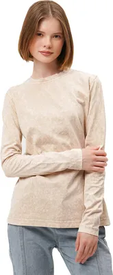 Produktbild von Damen Langarmshirt 3XL - Stonewash - 100% Baumwolle - Bequem und Elegant - Vintage Look