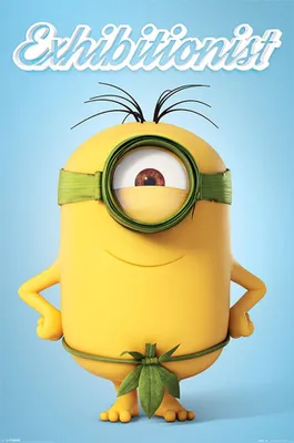 Image de Minions Exhibitionist - Impression de poster pour enfants taille 91,5x61 cm