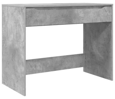Image de Bureau vidaXL gris béton 100 x 50 x 78 cm en aggloméré