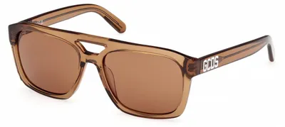 Produktbild von Gcds GD0058 Shiny light brown 56/16/140 Uni Sonnenbrillen
