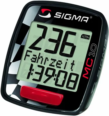 Obrázek produktu pro SIGMA 01013 Motocyklový počítač MC 10, černý
