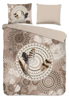 Produktbild von HIP Bettbezug "Ringhda" – braun – (240x220 cm) – 100% Baumwolle
