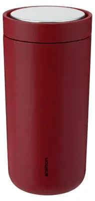Immagine prodotto di Stelton - Tazza termica "To Go Click" da 0,4 litri, colore rosso ciliegia opaco