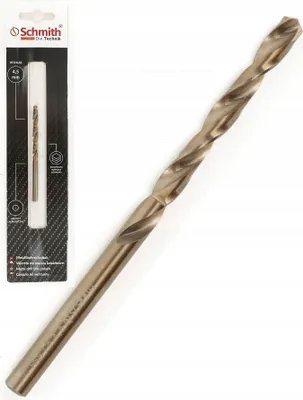 Zdjęcie produktu dla SCHMITH Wiertło kobaltowe Wiertło kręte Wiertło ze stali nierdzewnej Wiertło do metalu Wiertło kobaltowe 4,5 mm