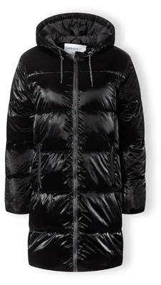 Image de Veste d'hiver matelassée Minoti à capuche, noire, taille L, pour fille