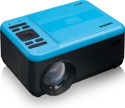Produktbild von Lenco LPJ-500BU - LCD-Projektor mit DVD-Spieler - Bluetooth® - Bis zu 250 cm Projektionsgröße - USB-Eingang - SD-Kartenleser - Blau/Schwarz