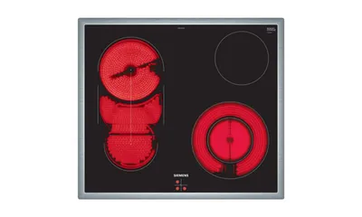 Image de Siemens iQ500, Plaque de cuisson électrique, 60 cm, avecau four, noir, Avec cadre, EA645GMA1E