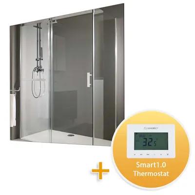 Immagine prodotto di MD300-Plus Riscaldatore a infrarossi a specchio 60x60cm 300Watt con termostato Smart1.0