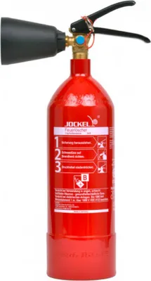 Produktbild von Jockel K2J - CO2-Feuerlöscher, 2kg, EN3, 34B = 2LE