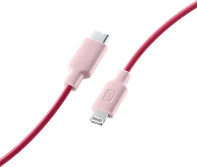 Image de Cellularline Stylecolor Cable 100cm - USB-C to Lightning