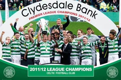 Produktbild von Fußball - Poster - Celtic Glasgow - Champions 2012