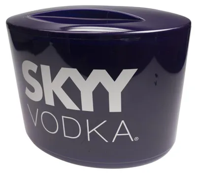 Produktbild von Skyy Vodka Eisbox 10l Flaschenkühler mit Deckel Getränkekühler Eiswürfelbehälter