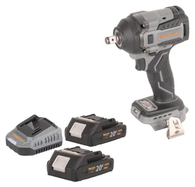 Obrázek produktu pro Akumulátorový rázový utahovák Procraft Industrial IW550Abb 20 V 550 Nm 1/2" + 2x akumulátor 2,0 Ah + nabíječka.