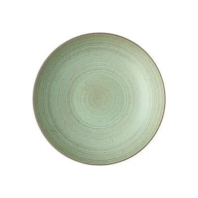 Produktbild von Thomas Teller tief Nature ø 28cm leaf, Rund, Steingut, Grün, 28 cm, 1 Stück(e)