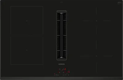 Produktbild von Siemens iQ300 ED851BGA6, Schwarz, Integriert, 80 cm, Zonen-Induktionskochfeld, Glaskeramik, 4 Zone(n)
