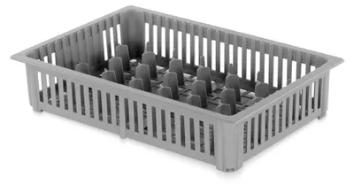 Produktbild von Schnapsglaskorb 390x260x75mm für 33 Schnapsgläser | Spühlkorb | Transport und Aufbewahrung von Schnapsgläsern | Kunststoffbehälter | Gastrobehälter