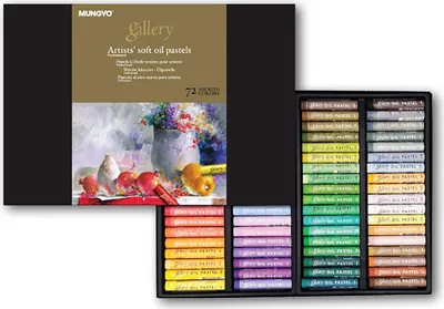 Zdjęcie produktu dla Miękkie pastele olejne Gallery Mungyo 72 sztuki