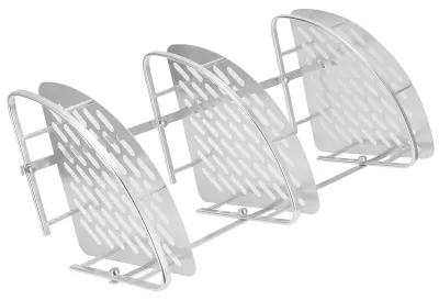 Obrázok produktu pre 3-vrstvový rohový sprchový regál - Organizér do kúpeľne z hliníka