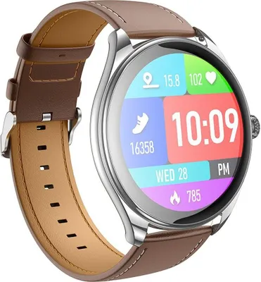 Zdjęcie produktu dla Smartwatch HOCO z funkcją głosową AMOLED Y22 srebrny
