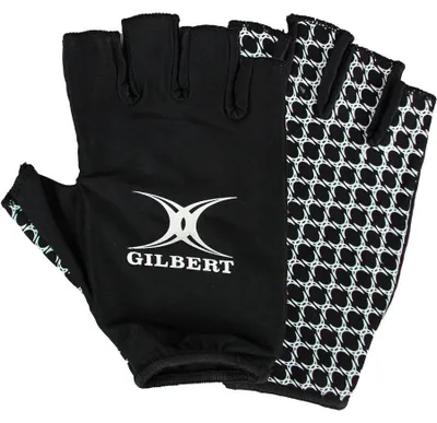 Produktbild von Gilbert Handschuhe Offene Finger Schwarz - Medium - Sportlicher Grip