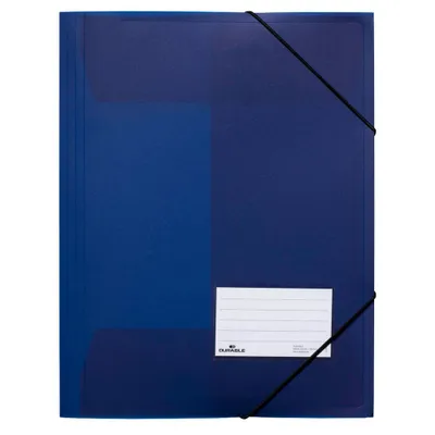 Produktbild von DURABLE Eckspanner DIN A4 dunkelblau, 5 St.