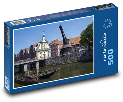 Produktbild von Puzzle 500 Historische Altstadt Lüneburg - martinpuzzle