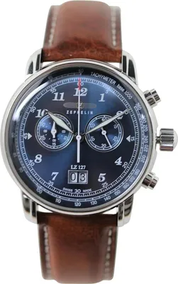 Produktbild von Zeppelin Herrenuhr Zeppelin LZ127 Chronograph Quarz, Ronda 5020.B Zeppelin-8684-3 Uhr