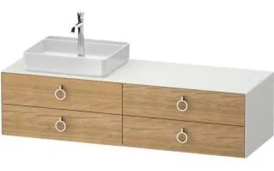 Produktbild von DURAVIT WT4995LH5360000 Konsolen-WTU wh White Tulip 550x1600x