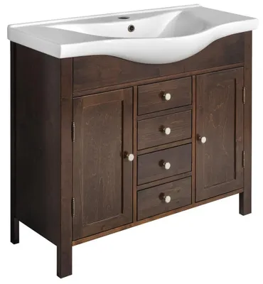 Produktbild von Sapho AMBRA Unterschrank 96x82x34,5cm, Fichte gebeizt