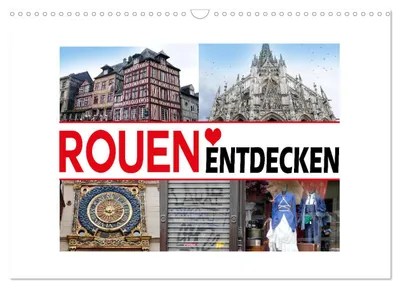 Immagine prodotto di Alla scoperta di Rouen (calendario da parete 2027, formato DIN A3 orizzontale), calendario mensile CALVENDO