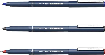 Produktbild von Fineliner F-15 schwarz blau rot 0,6mm 3er Set
