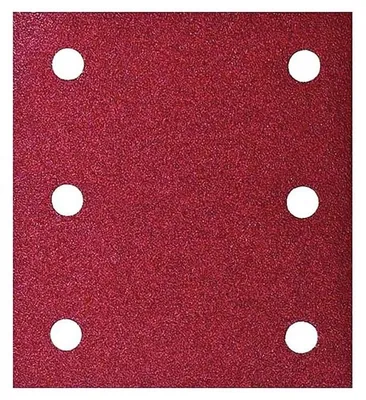 Image de 10 feuilles abrasives Makita velcro 114 x 102mm (6 trous)