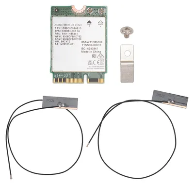 Zdjęcie produktu dla Karta WiFi 7 2,4 G 574 Mb/s, 5 G 2400 Mb/s, 6 G 5800 Mb/s, BT 5,4 MU MIMO BE200NGW do komputerów z systemem Windows 10 11 z wbudowaną anteną