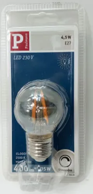 Produktbild von Paulmann 284.79, 4,5 W, 35 W, E27, 400 lm, 15000 h, Warmweiß