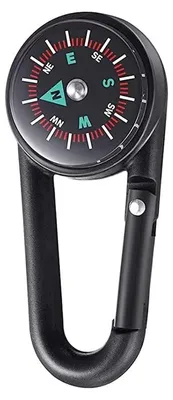 Produktbild von DKM Schlüsselanhänger Kompass Karabiner Outdoor Survival