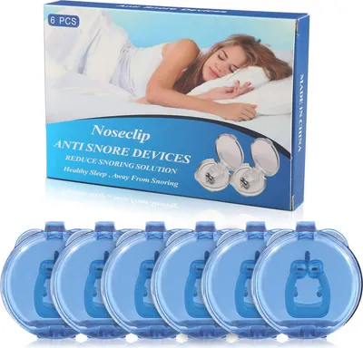Produktbild von INF Magnetischer Nasenclip gegen Schnarchen 6er-Pack Transparent