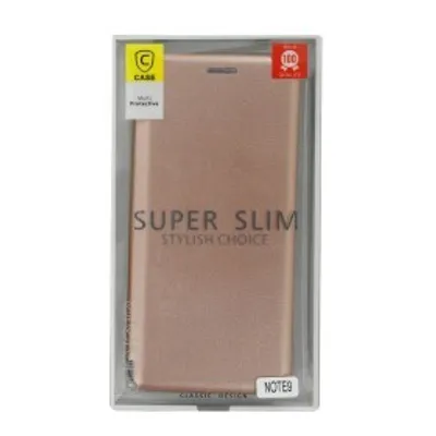 Image de Flip Housse de téléphone portable pour Samsung Galaxy Note 9 or rose cnt1266