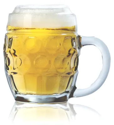 Produktbild von 6x Stölzle Oberglas Bierkrug Tübinger 0,5 l, geeicht, Bierglas