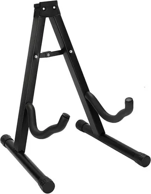 Produktbild von Famanu Gitarrenständer - Praktisches, faltbares Design - Schwarz
