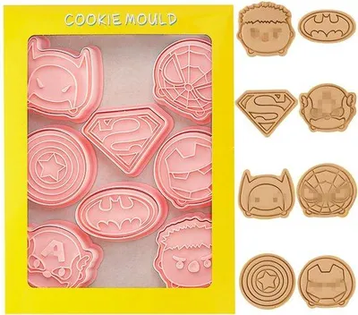 Zdjęcie produktu dla Foremki do ciastek dla dzieci, motywy 3D, pieczenie, dekoracja