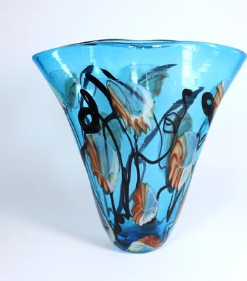 Produktbild von Glasvase Ocean World Murano 30cm